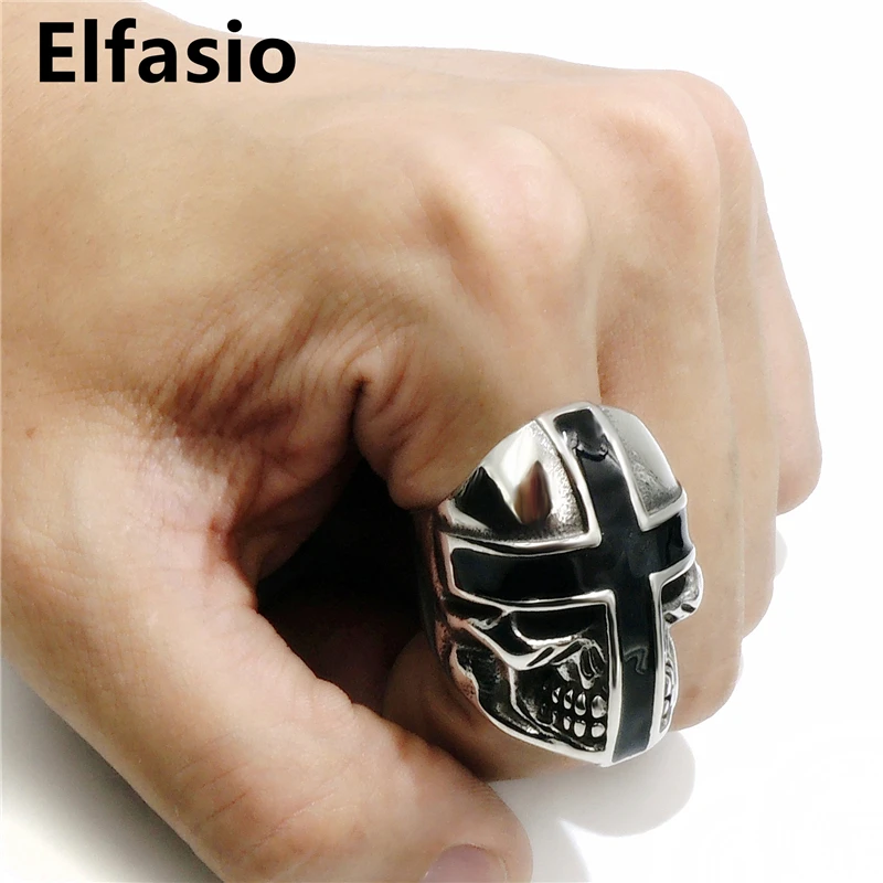 Мужское кольцо из нержавеющей стали в стиле панк Размер 7-13 | Украшения и