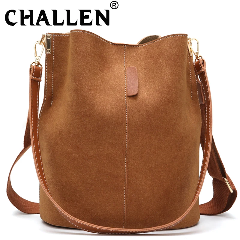 Простая повседневная Вместительная женская сумка-мешок Женская Диагональная