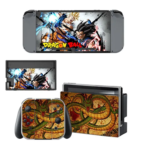 YSNS1879 Dragon Ball Супер Z кожи Стикеры винил для переключатель nintendo Стикеры s скины для Nintend переключатель НС консоли и радость-Con контроллеры - Цвет: YSNS1879