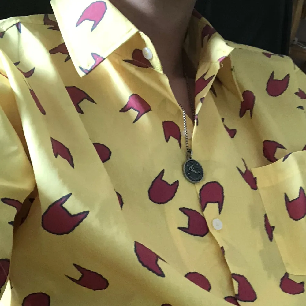 Новинка, мужские хлопковые повседневные рубашки с надписью golf Flame Le Fleur Tyler The Creator, высокое качество, топ с короткими рукавами и карманом, M 2XL#090