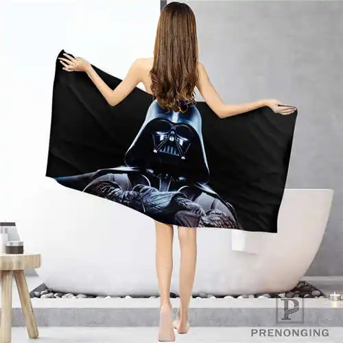 На заказ_ star_wars_(1) тряпка для ванной комнаты полотенце s полотенце для лица/банное полотенце для душа s Размер 33x74 см/72x143 см#18-12-16-02-195 - Цвет: Face or Bath Towel