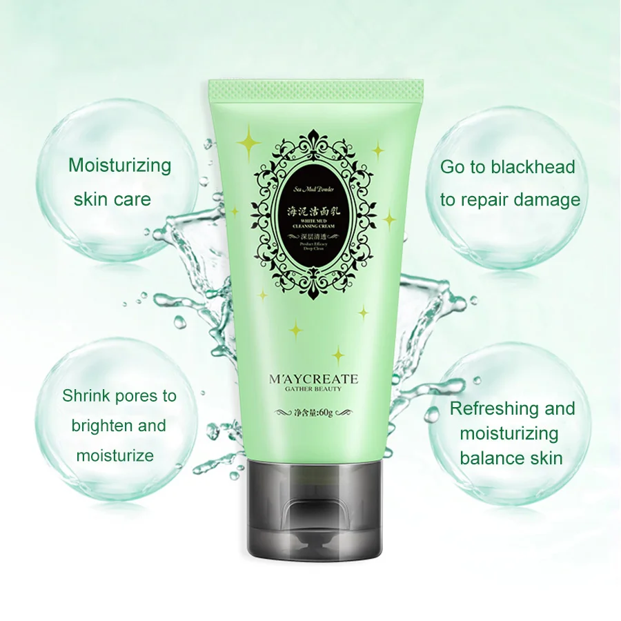 MayCreate морская грязь очищающее средство для лица увлажняющие лицевые поры