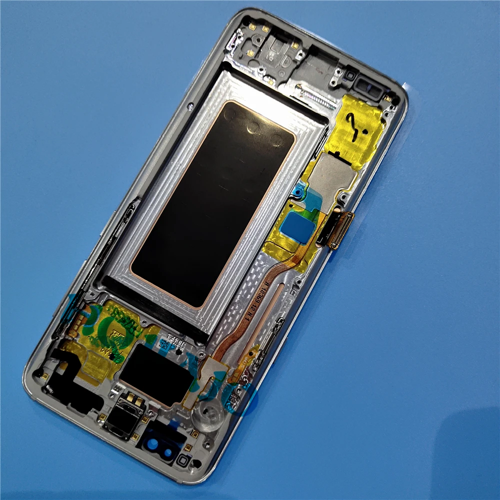 Супер AMOLED ЖК-экран для samsung S8 G950 G950F ЖК-дисплей сенсорный экран дигитайзер для samsung Galaxy S8 G950 G950F с рамкой