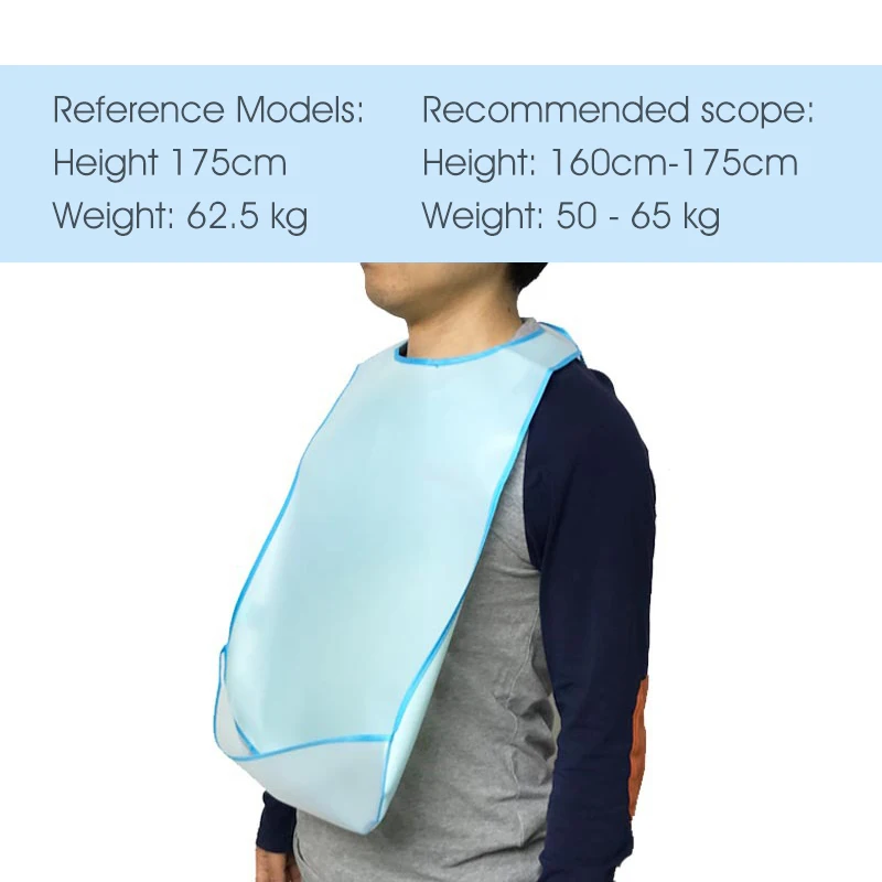 Waterproof, leak-proof and wash-free imitation silica gel mouth towel for the elderly wholesale - Цвет: green
