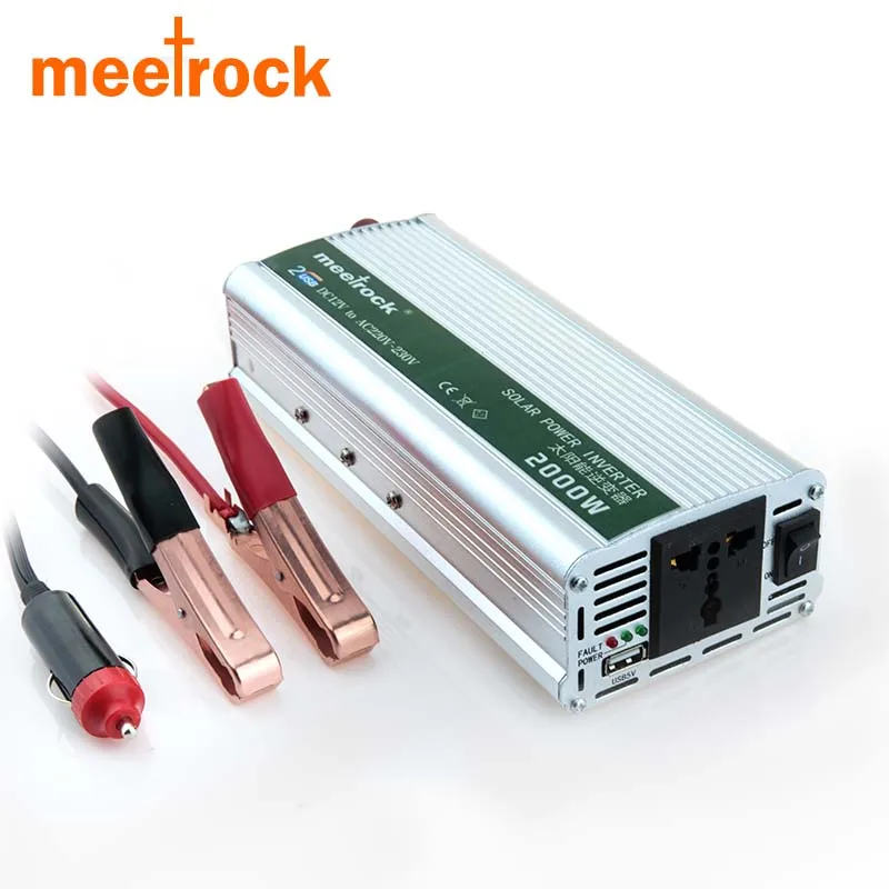 

Car Power Inverter 12v 220v 800W Inversor 12 220 Automotive Car Voltage Converter Car Charger Peak Power 2000w with USB