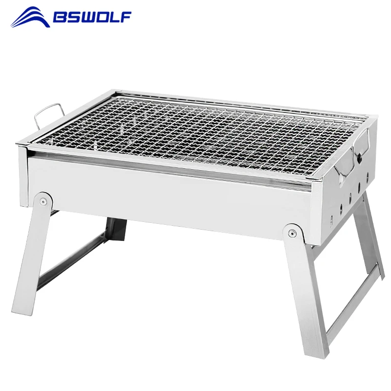 Уличная плита для кемпинга BSWolf утолщенная духовка из нержавеющей стали