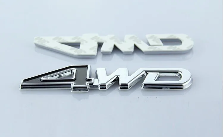 500 шт. DHL ABS RAV 4WD автомобилей хвост смещение Наклейки Аксессуары для Camry Corolla Highlander