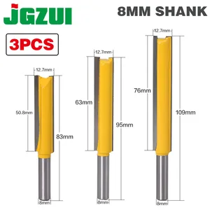 3 шт. прямойроутер Dado диаметром 38 дюйма. Фреза по дереву, 2 дюйма X 2-12 дюйма X 3 дюйма, длина-8 мм