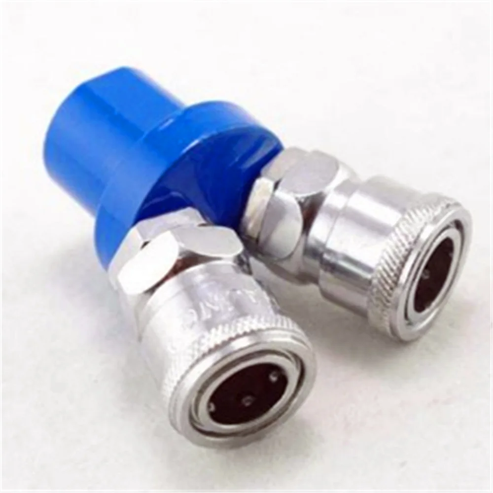 

1 Pc Pneumatic1/4" BSPT Female 2 Way Air Hose Quick Coupler Socket Connector