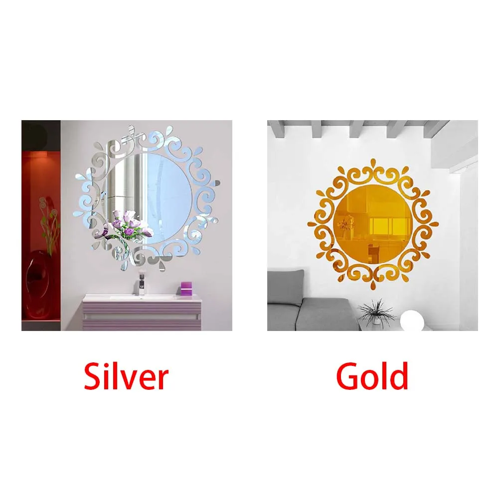 Цветок настенное зеркало 18''роскошный цветок Виноградная лоза Декор