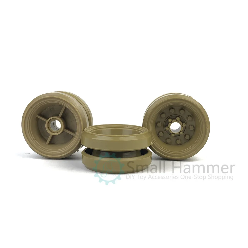 

2pcs DIY tank driven wheel crawler robot wheel plastic 36mm diameter 5.9mm hole