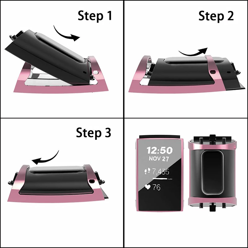 Чехол с полной защитой экрана для Fitbit Charge 2 сменный защитный чехол браслета Fit Bit |