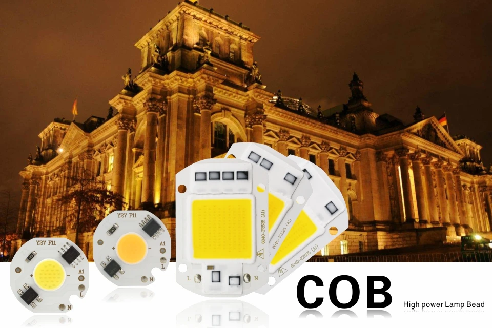 Светодиодный COB чип лампа 10 Вт 20 Вт 30 Вт 50 Вт 220 В Smart IC нет необходимости драйвер светодиодный светильник 3W 5 Вт 7 Вт 9 Вт для наводнения светильник Точечный светильник Diy светильник ing