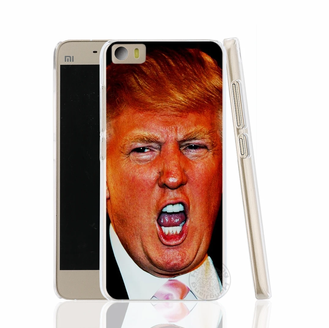 HAMEINUO Дональд Трамп чехол с глупым лицом для телефона Xiaomi M Mi 2 3 4 5 5S 5C 5X 6 Mi2 Mi3 Mi4 4I 4C Mi5