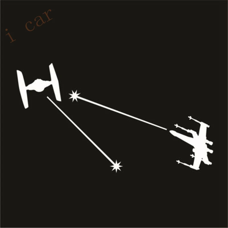 Наклейка s - X-Wing vs Tie Fighter на тему научной фантастики наклейка с изображением Lattop