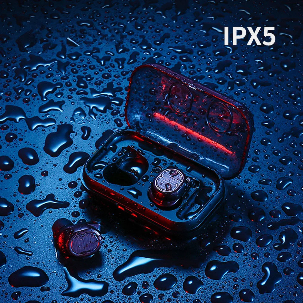 Bluetooth 5 0 Мини наушники с загрузочной коробки Touch Управление HIFI Музыка гарнитура IPX5