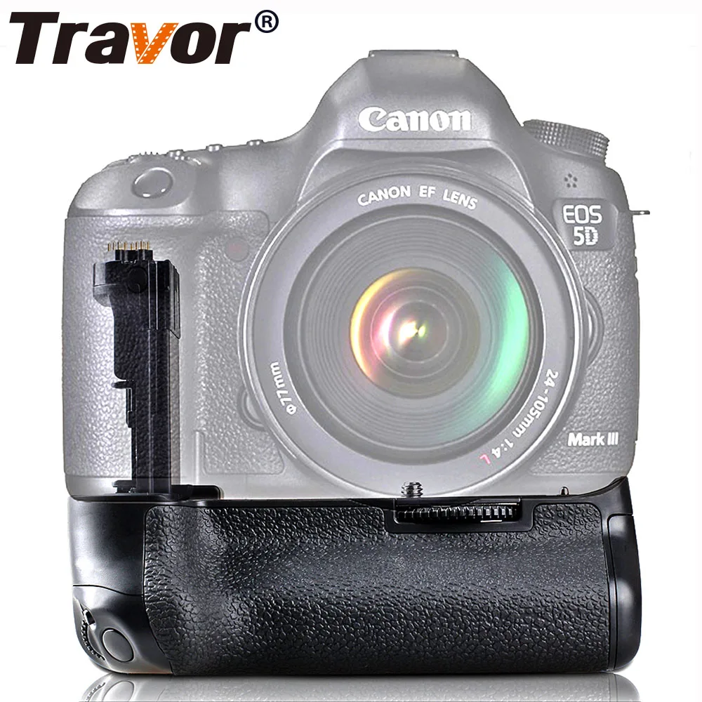 Travor Профессиональная многофункциональная Батарейная ручка для камер Canon 5D Mark III