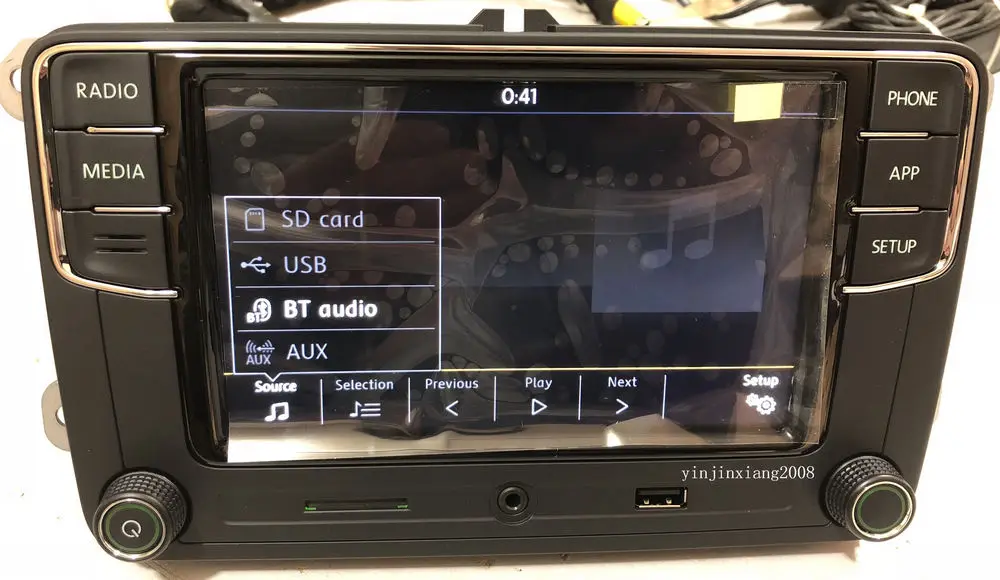 Зеленый Свет Зеленая кнопка CarPlay RCD330 плюс RCD330G приложение 6.5 &quotMIB автомобиля Радио