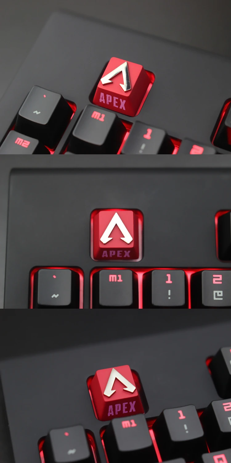 Заказной тисненый цинковый сплав keycap Для Игры Механическая клавиатура, высококачественный уникальный DIY для E
