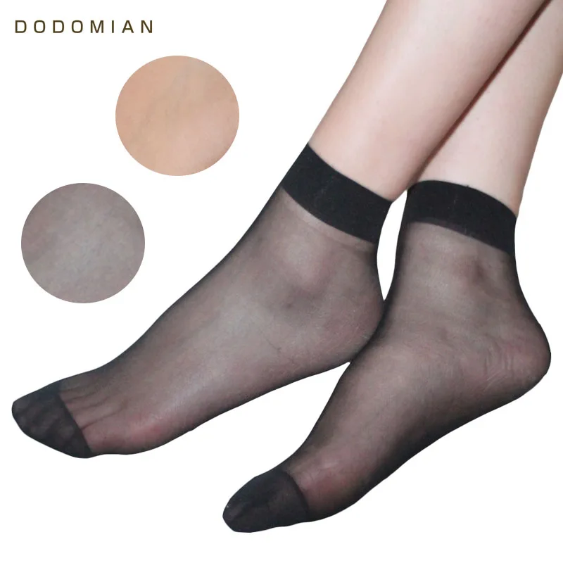 DODOMIAN 10 парт/лот женские летние носки крутые дышащие сексуальные черные
