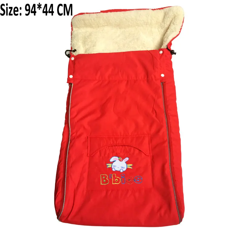 style1 red Детский теплый спальный мешок для коляски. 4 цвета - Цвет: style1 red