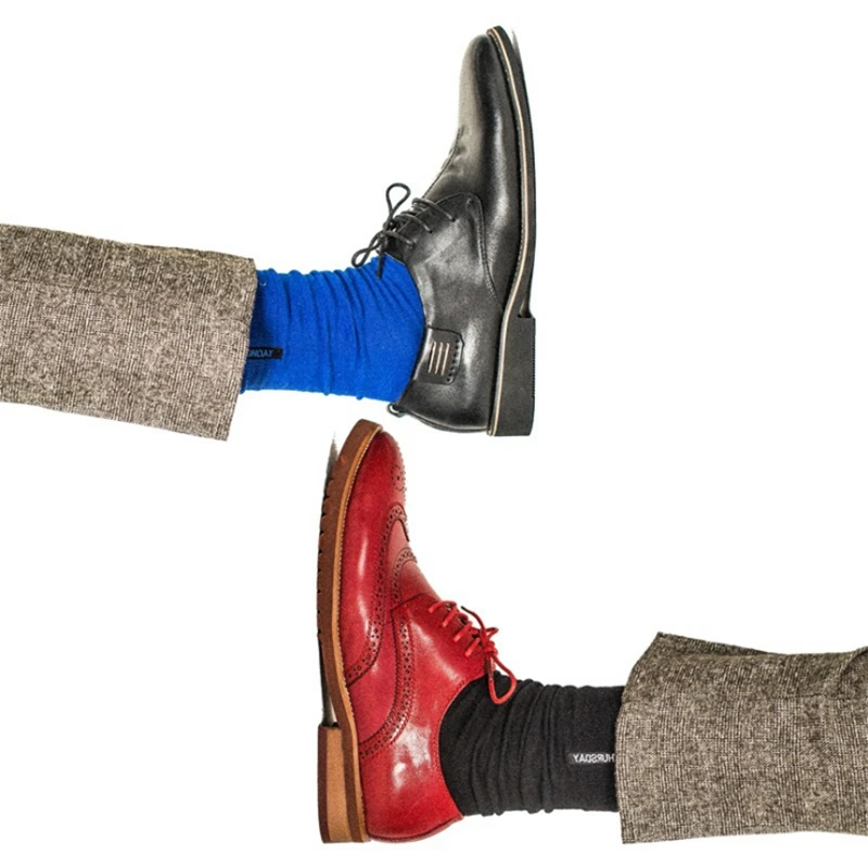 Модные мужские носки Moda sockmark однотонные деловые из чесаного хлопка для мужчин в