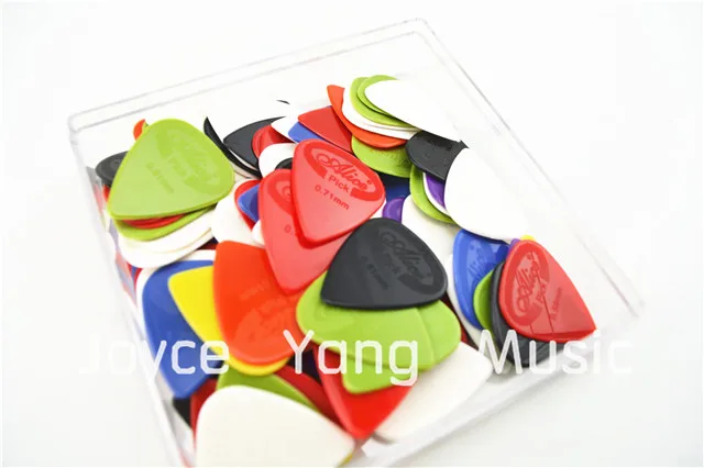 100 шт. нейлоновые медиаторы Alice для акустической и электрической гитары в