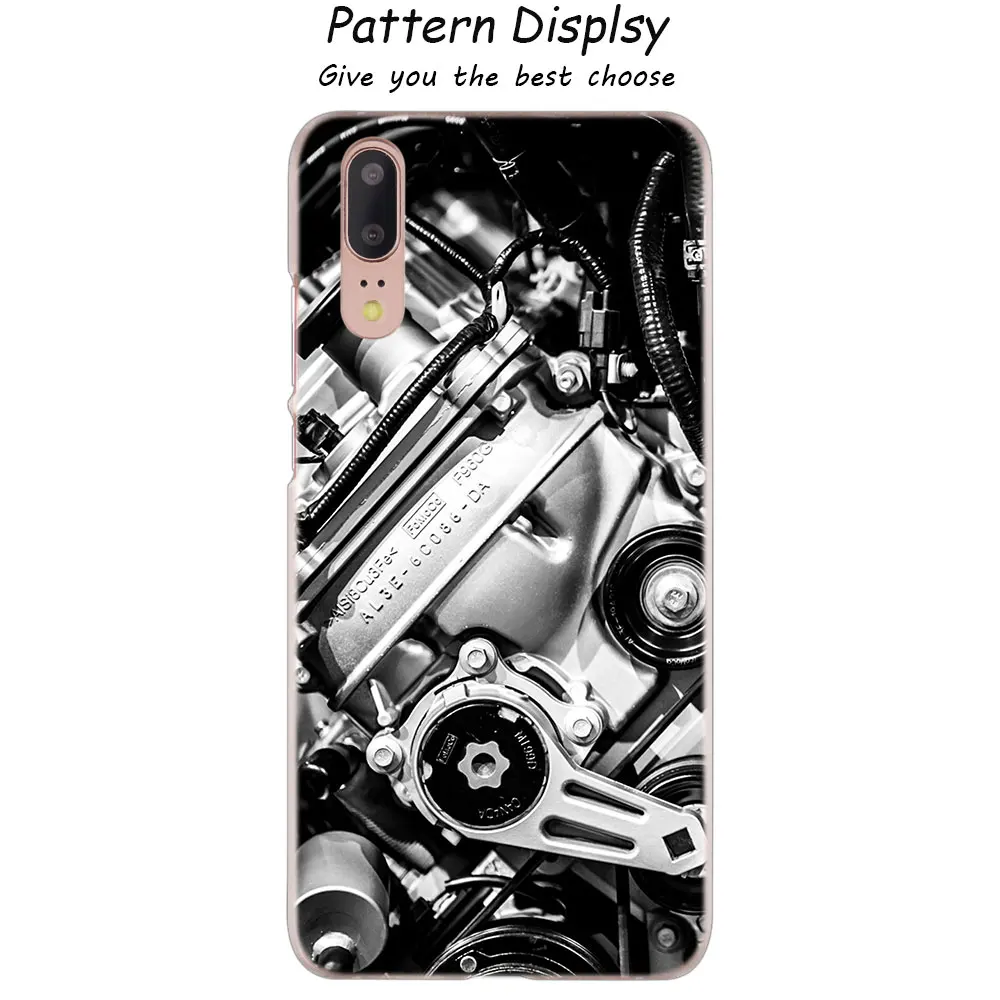 02 MLLSE классический мотоцикл модный прозрачный чехол для huawei P30 P20 P10 P9 P8 Lite P30 P20 мини-видеокамера-регистратор с креплением к P Smart плюс крышка Лидер продаж - Цвет: 02