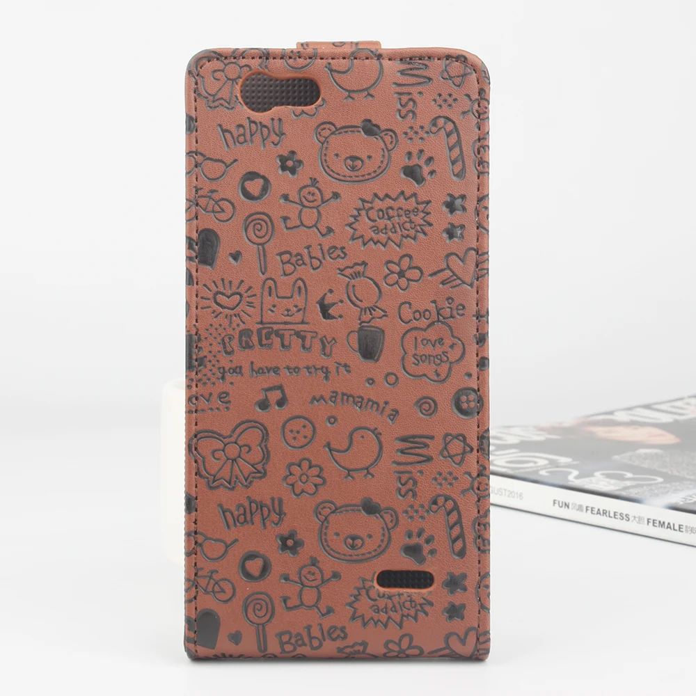 HongBaiwei для Oukitel C4 чехол девочек милый мультфильм Флип кожаный телефона