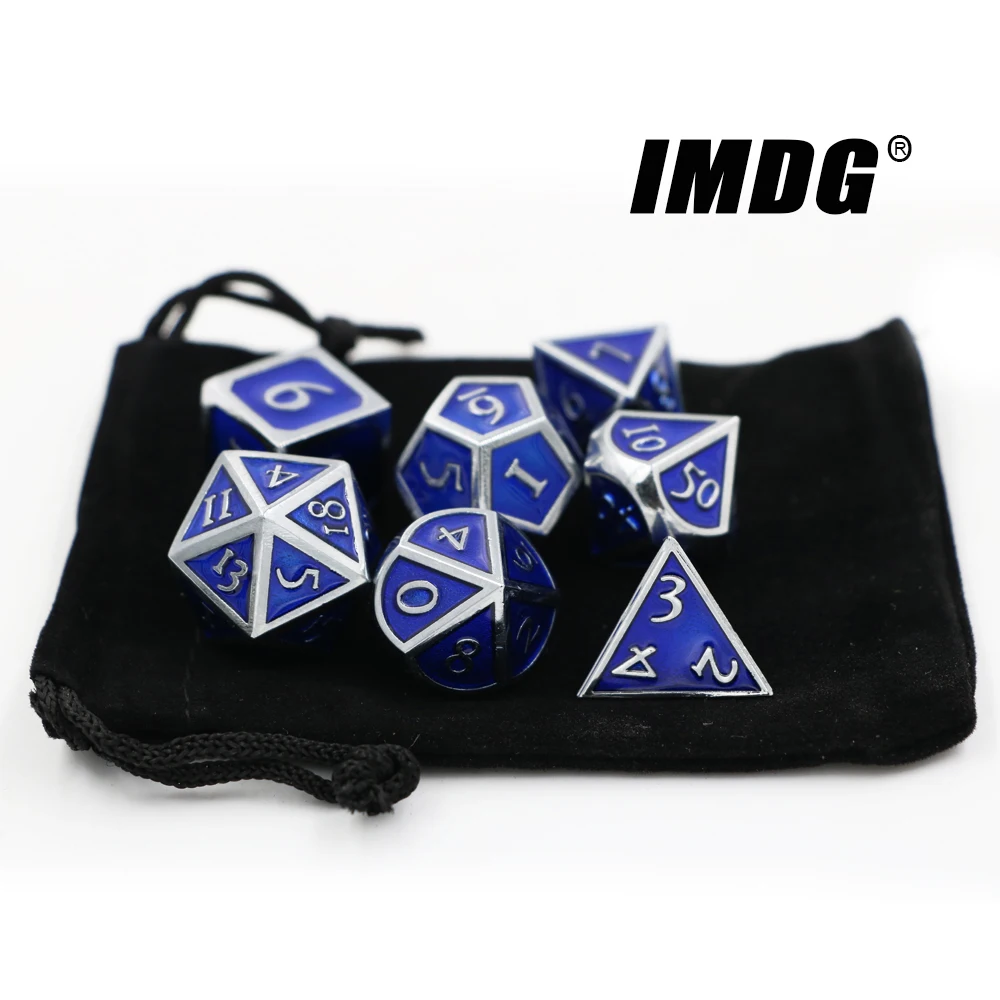 IMDG 7 шт./компл. креативные игральные кости для ролевых игр многогранные