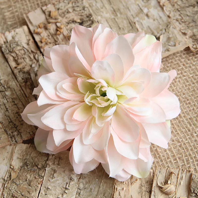 Высококачественная имитация 14 см головки хризантем Dahlia DIY украшения для дома рукодельные поделки 10 \ партия
