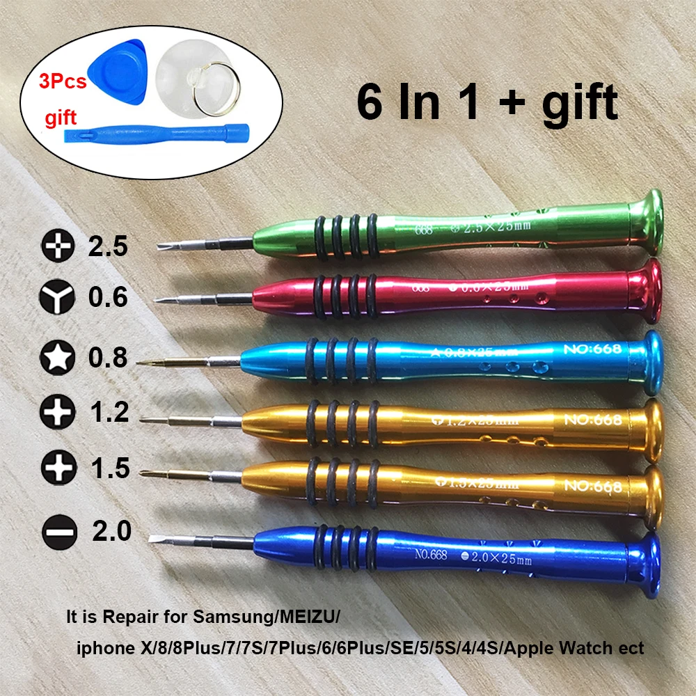 Набор отверток Pentalobe Tri Wing Y0 Y00 Y0.6 Cross Phillips Torx для iPhone X 7 6 Nintendo Switch Macbook Air/Pro 4/6/12/14