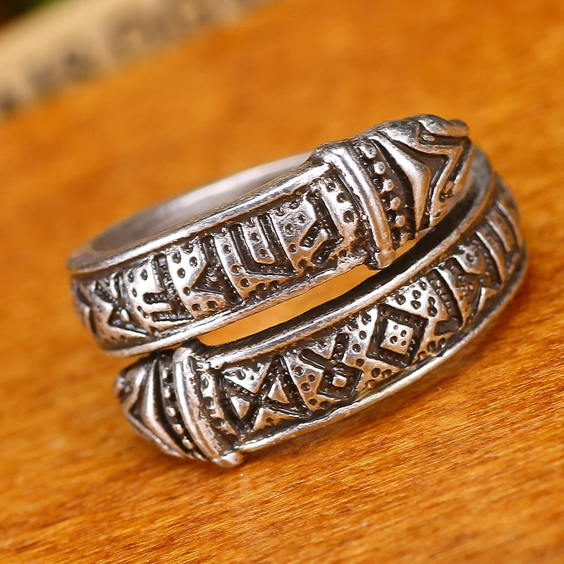 5 шт. Для мужчин Viking драконов кольцо руны Ретро Анель Bague кольца ювелирные |