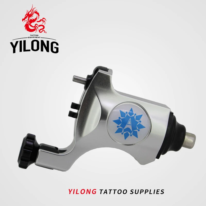 

YILONG YILONG Rotary Tattoo Machine Shader Liner for tattoo artist motor professional motor imported tattoo silver white