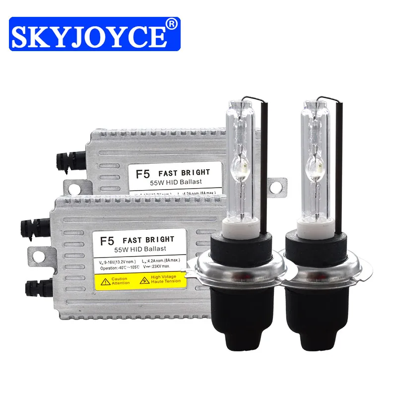 SKYJOYCE AC 12V 55W Оригинальный Cnligh DLT HID комплект быстрая Satrt F5 Балласт H1 H7 H11 9005 Cnlight лампа