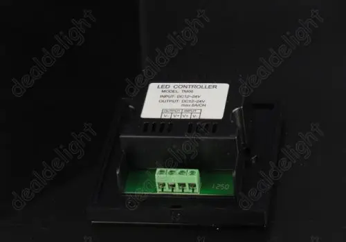 TM06 одноканальная Сенсорная панель светодиодный диммер контроллер переключатель