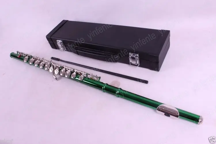 Флейта профессиональная модель новая флейта 16 отверстие закрытый зеленый E ключ