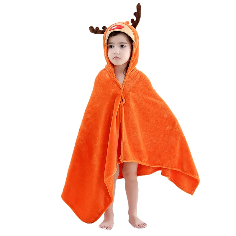 2019 модный детский банный халат детские халаты купальные с капюшоном Пижама