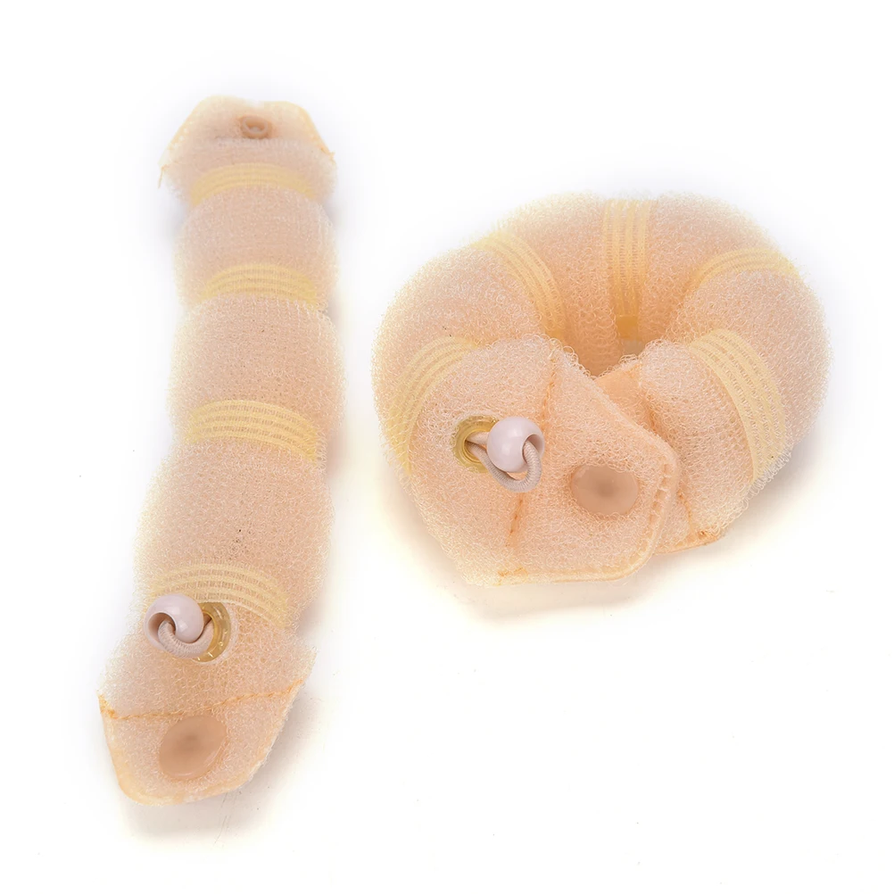 2 шт. волшебный инструмент для скручивания волос булочка создания пены