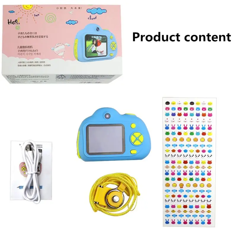 

Kids Camera Toys Gifts For 4~8 Years Old Girls Shockproof Toddler Camera & Camcorder With Soft Silicone Shell For Outdoor Play