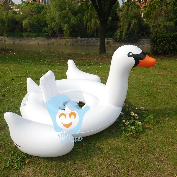 Надувной Белый лебедь для младенцев плавающий бассейн плавающие надувные водные