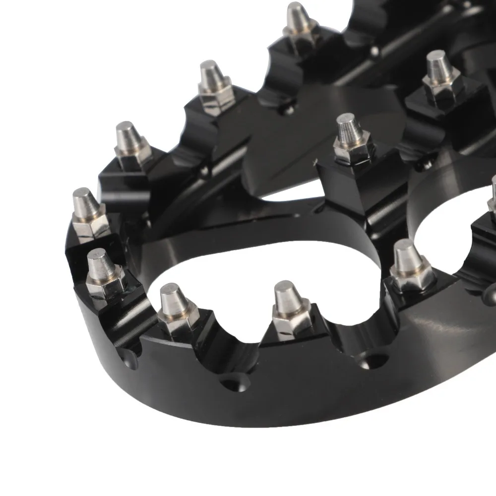Motorcycle Footpegs Footrests Pedal CNC Custom Wide Foot Pegs Rest For Harley Dyna 1993- Fatboy 1990- Iron 883 2009