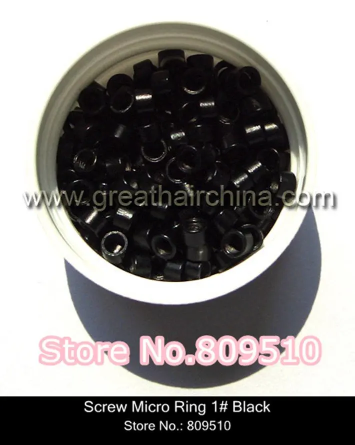 5 Jars 5000pieces/Лот коричневый # Винт микро кольцо с бесплатной доставкой|micro ring|rings free