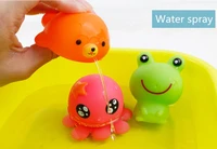 9pcsset summer kids baby bath toys animal bathroom water spray play toy floating squeeze sound squeaky bathing floatingtoys