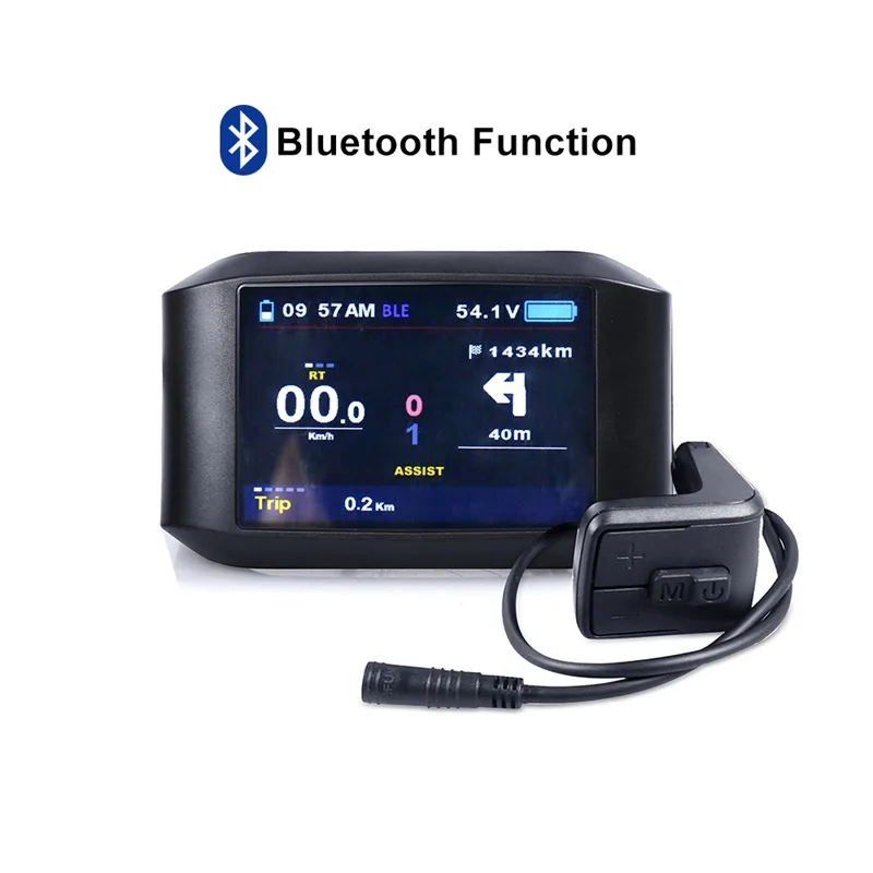 Электрический велосипед TFT дисплей DPC18 850C 500C SW102 C965 C961 750C Bluetooth для BAFANG BBS Mid Drive двигатель велосипед ebike компьютер - Цвет: 750C Bluetooth