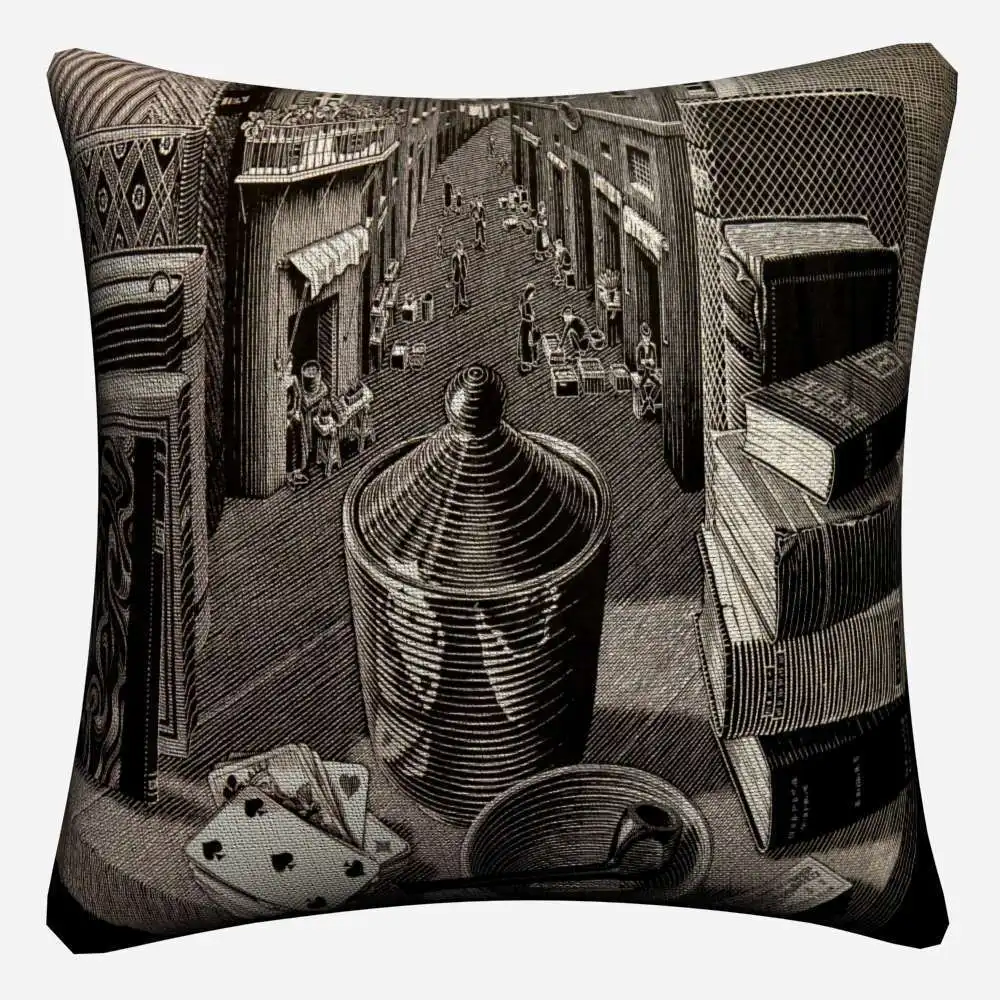 Escher Surreal геометрический работа декоративные Хлопок Лен Чехлы для подушек 45 x см 45 см диван наволочка на подушку для стула домашний декор Almofada - Цвет: 7