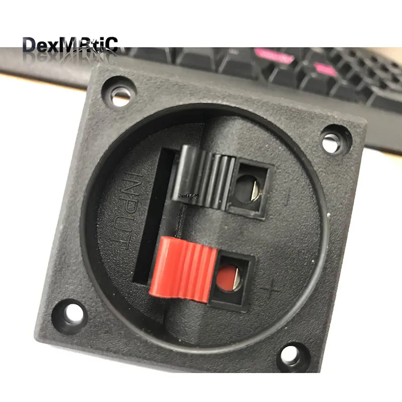 5pcs 56mm square Speaker wire clip horn clamp/audio 2p wiring seat entrainment fixed | Обустройство дома
