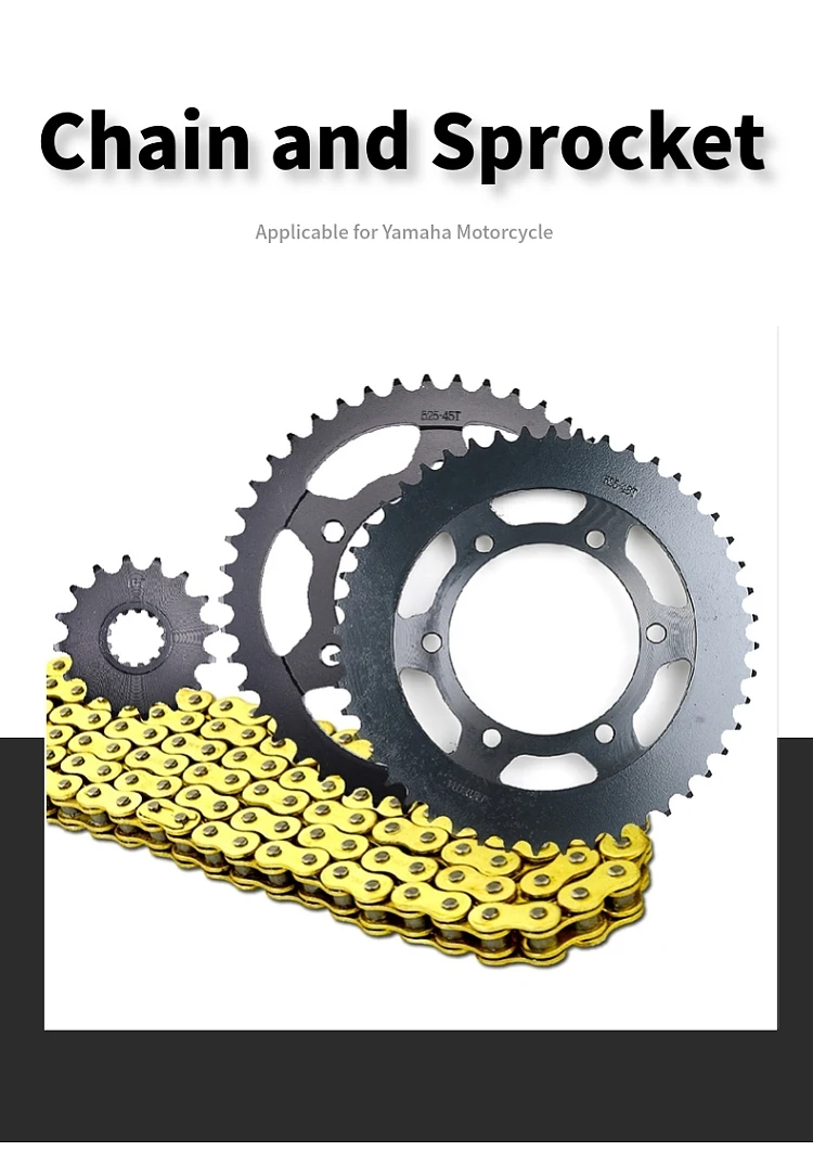 525 16T 45T 48T цепь мотоцикла и Передняя Задняя звездочка для Yamaha MT-09 MT09 MTN850 SP SR уличный Ралли/спортивный трекер 14-18