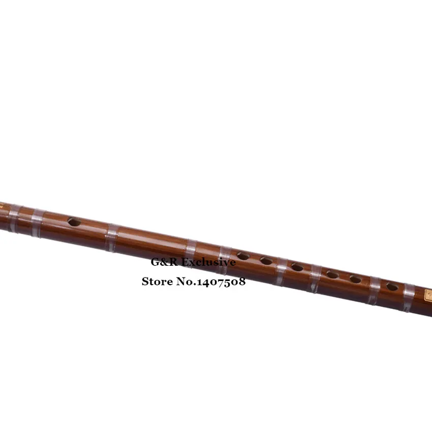 Китайская бамбуковая флейта с подарками Dizi без мембранного отверстия поперечный