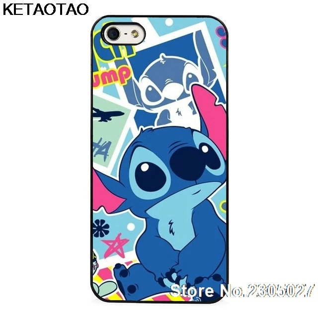 KETAOTAO lilo stich синие чехлы для телефонов iPhone 4S 5C 5S 6 6S 7 8 Plus X Samsung S6 9 NOTE чехол Мягкий ТПУ